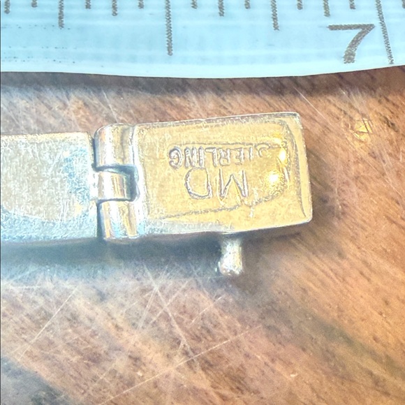 Sterling Silver Southwest Colorful Geometric Bracelet - Picture 3 of 6